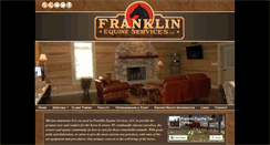 Desktop Screenshot of franklinequine.com