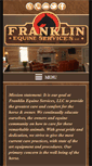 Mobile Screenshot of franklinequine.com